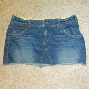 Denim/Jean skirt, size 8, mini